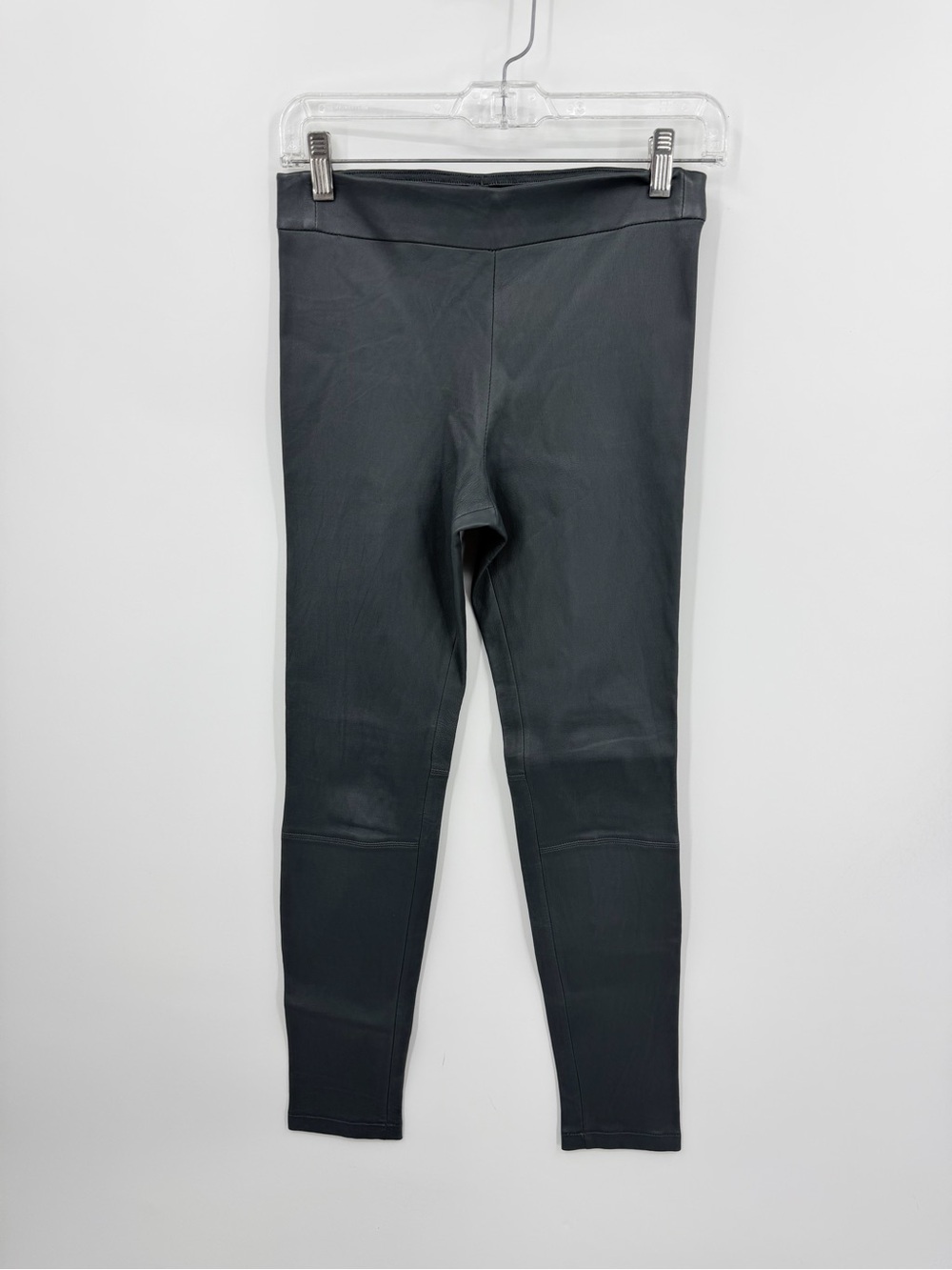 L’AGENCE Lambskin leather Gray Leggings Women’s Size XS skinny pants